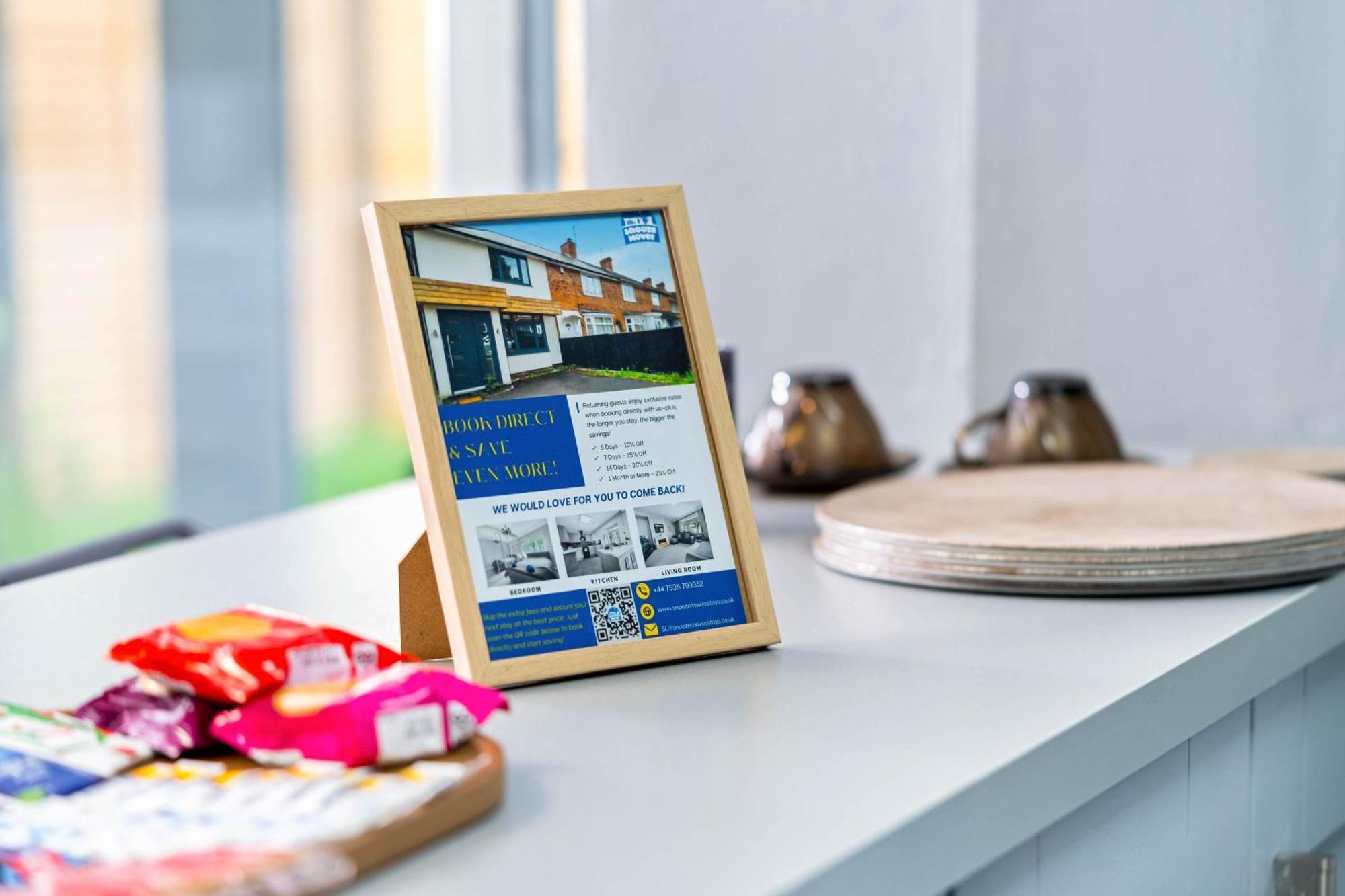 Stylish 3 Bedroom Home Away From Home バーミンガム エクステリア 写真